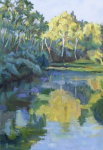 oil painting of Australian Landscape